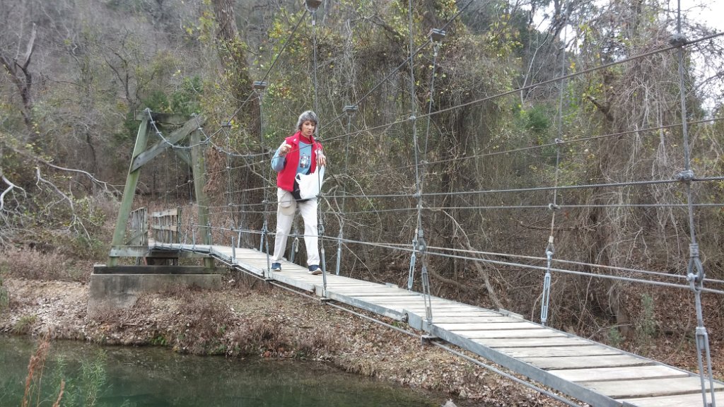 2014-12-13 11.23.39.jpg - Crossing suspension bridge